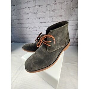 Nunn Bush Men's Gray Leather Suede Chukka Boots- Size 11.5